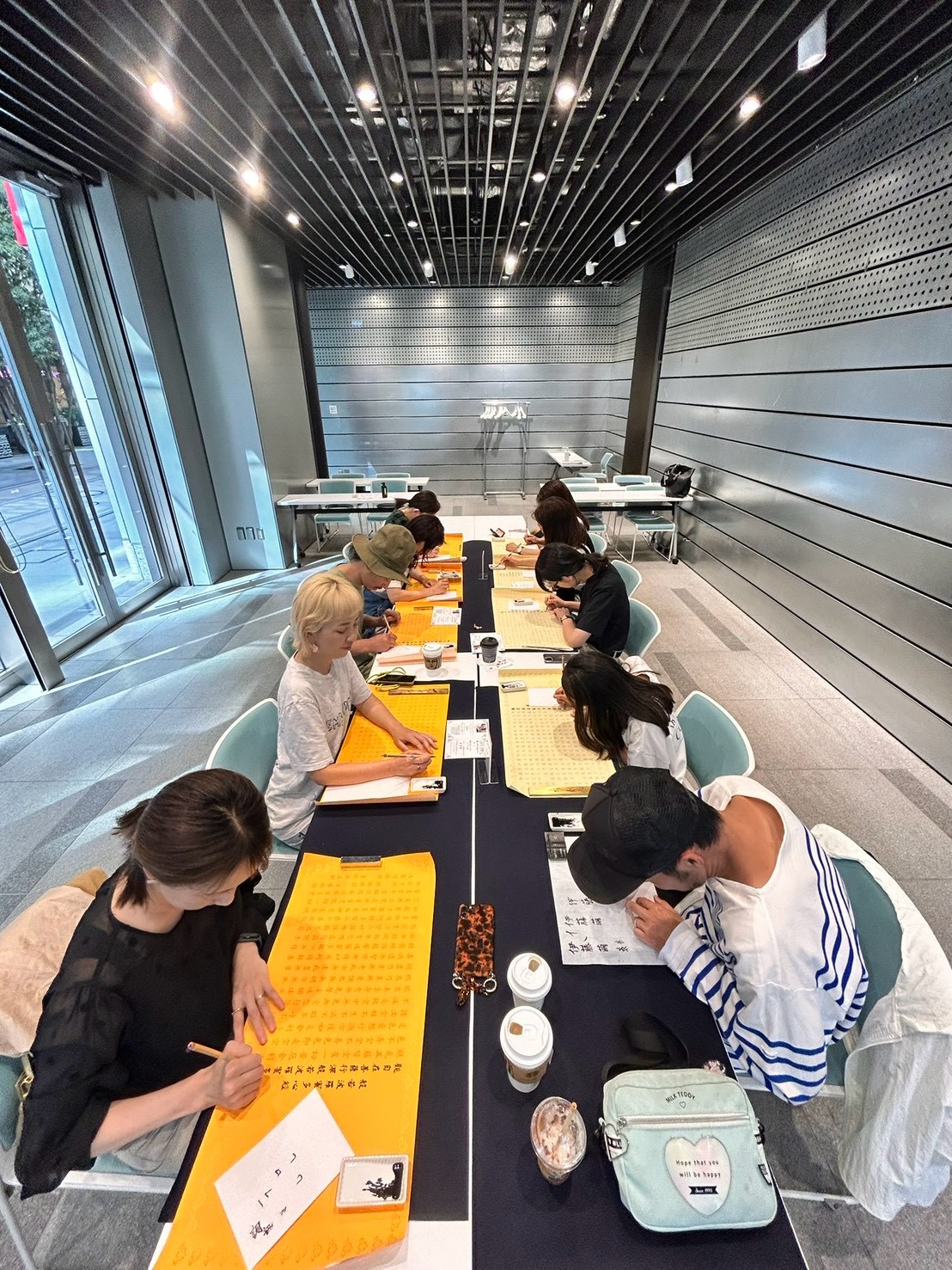 展示作品のアップ
