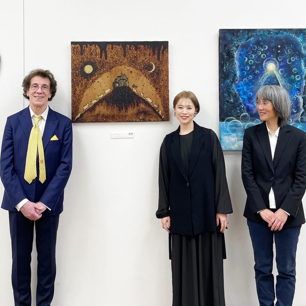 展示作品のアップ