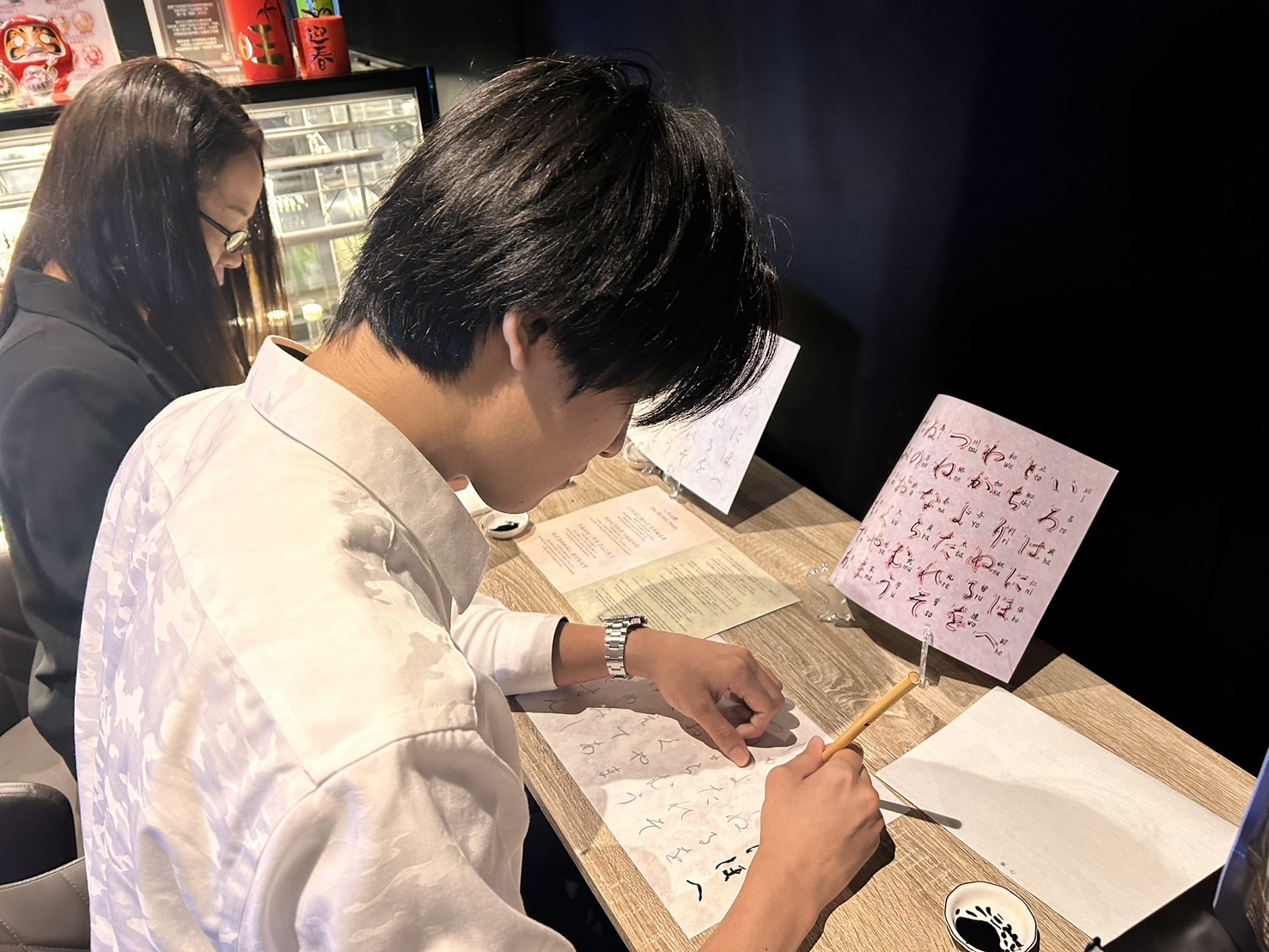 展示作品のアップ