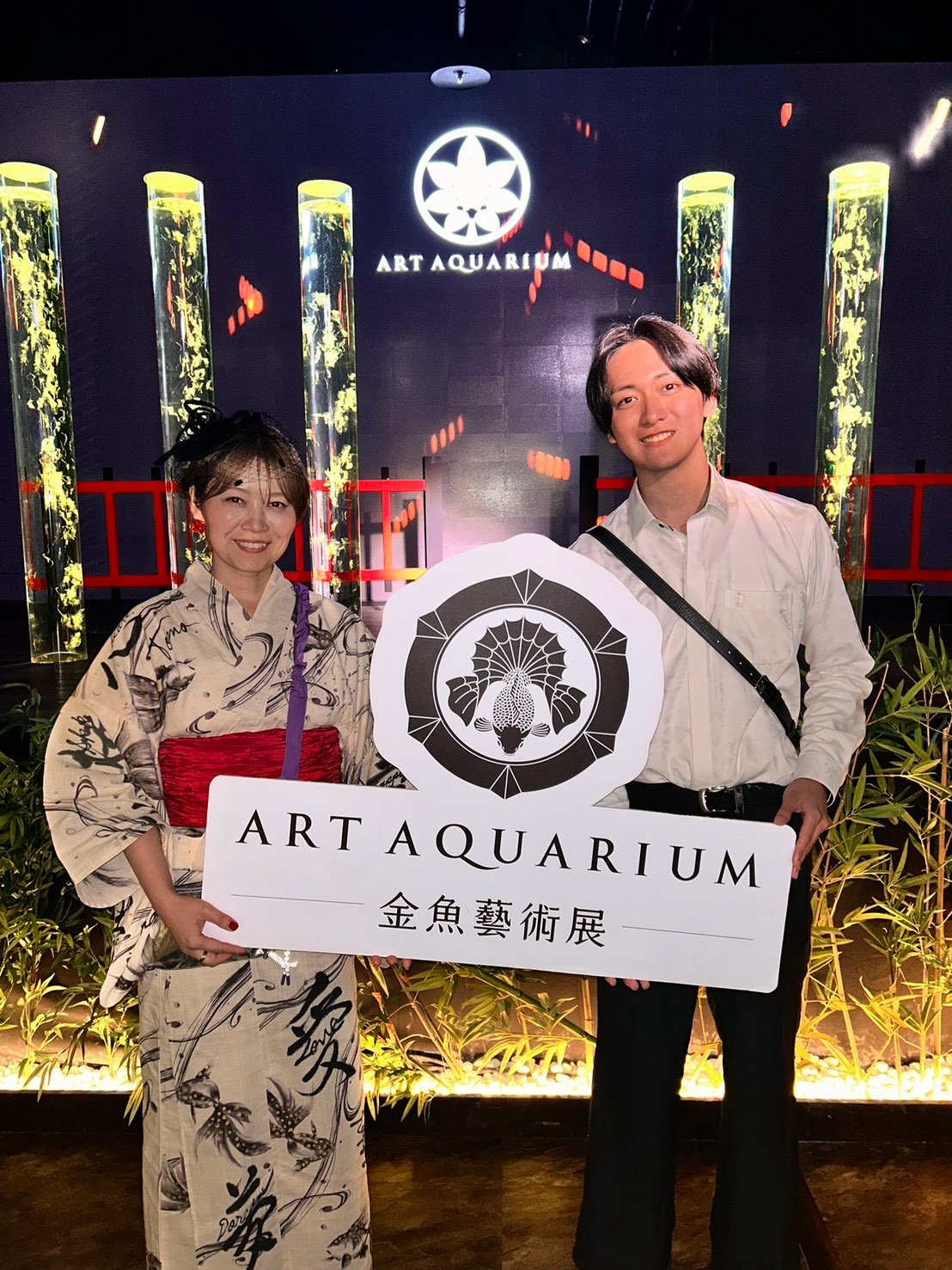 展示作品のアップ