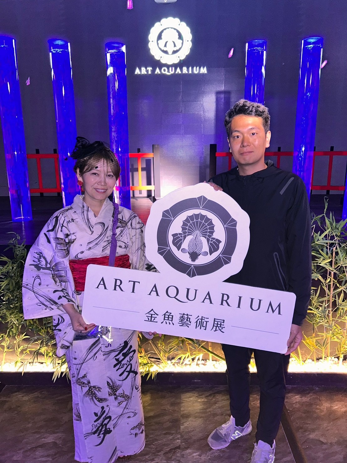 展示作品のアップ