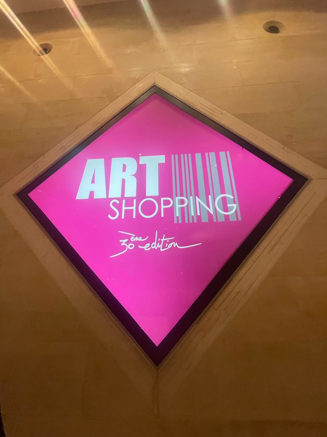 パリ個展の様子